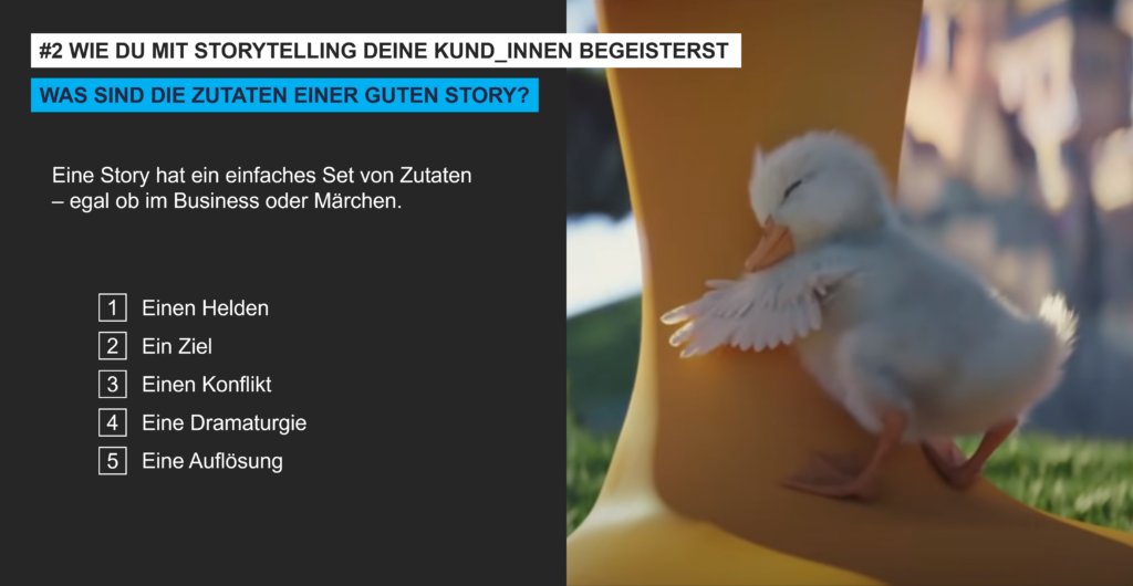 Storytelling Zutaten