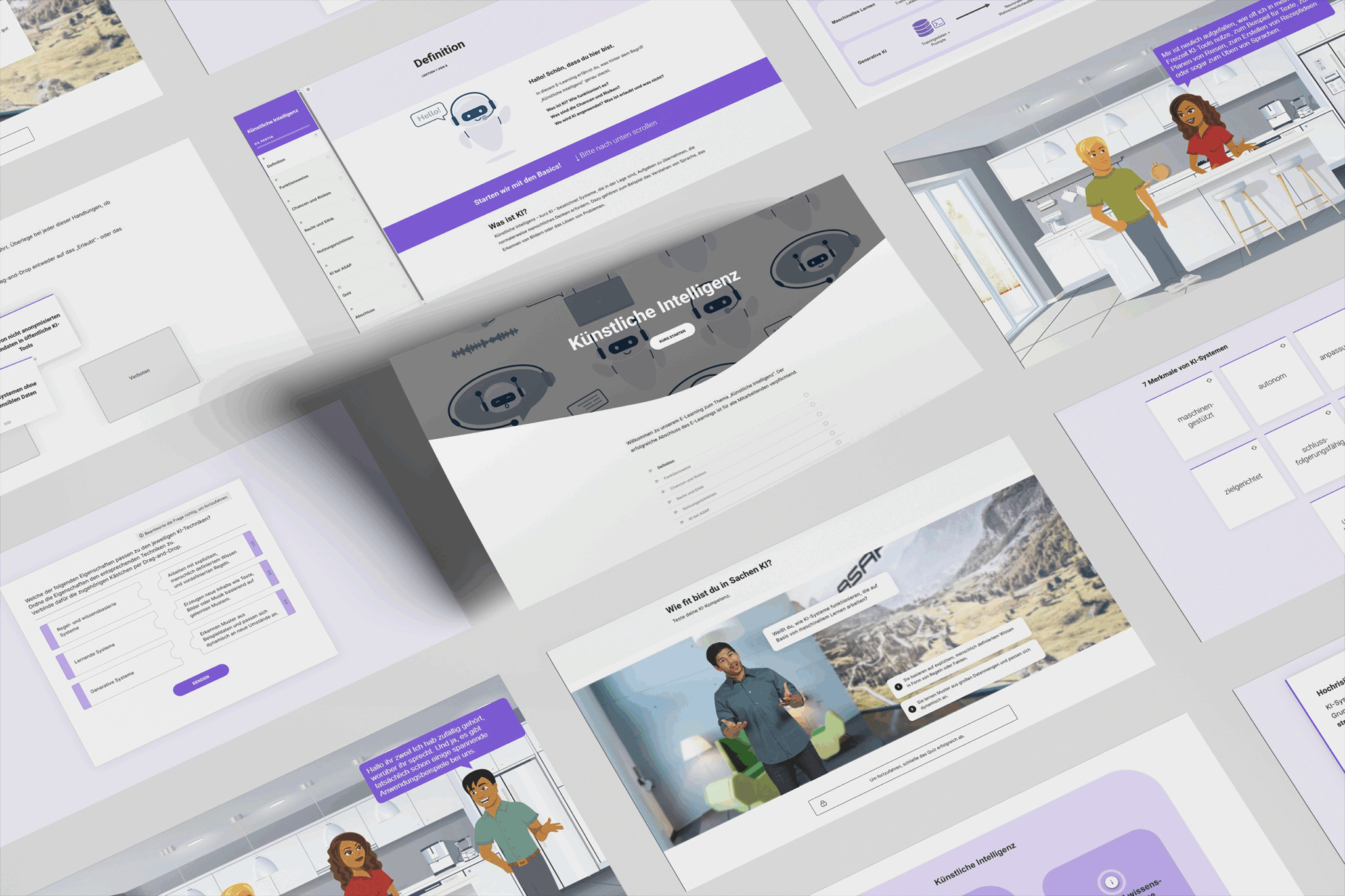 E-Learning, Künstliche Intelligenz, Mitarbeiter Schulung